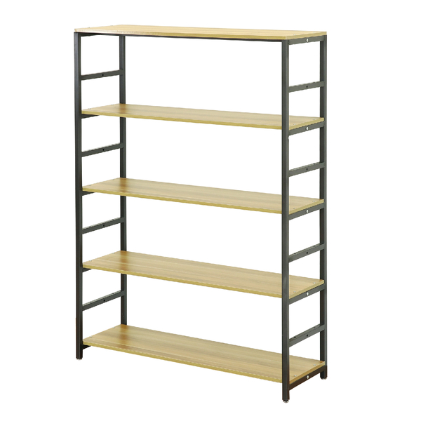 AT木製ラック 浅胡桃/黒