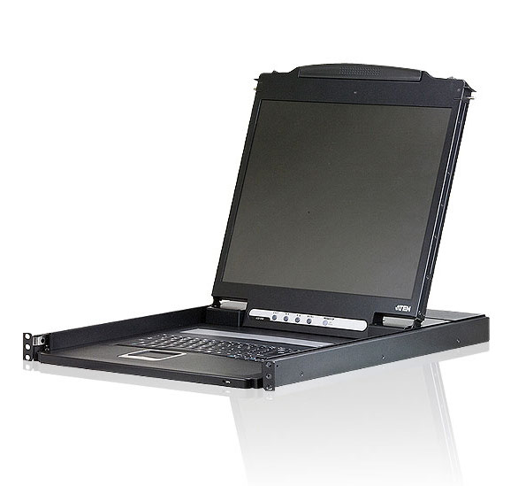 19インチLCDコンソールドロワー/ロングレール