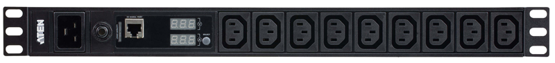 ラック用電源タップ（1U/200V/20A/IECタイプ 9ポート/計測機能対応）