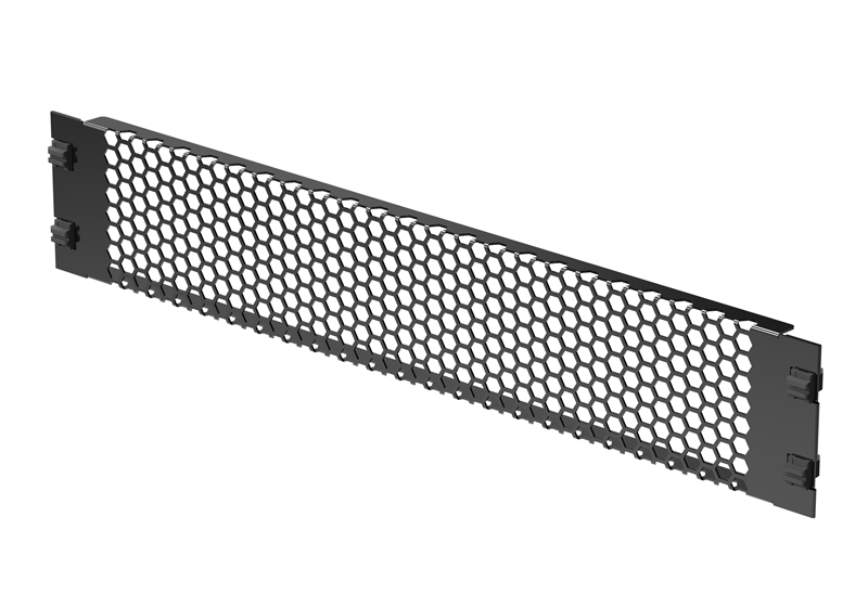 2U 廃熱メッシュパネル 黒