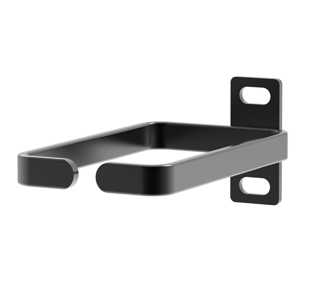 1U対応 リング型ケーブルフック (中) 黒