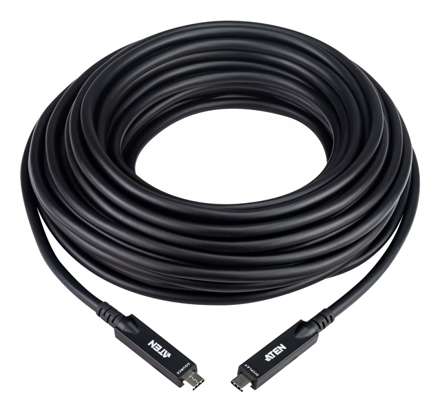 15m 4k60p DP alt mode 対応 USB-C ファイバーケーブル