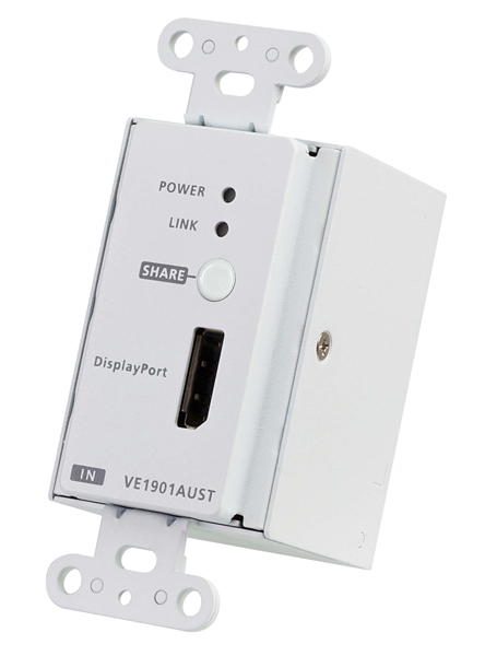 DisplayPort HDBaseT Class B トランスミッター（スイッチボックス対応タイプ）