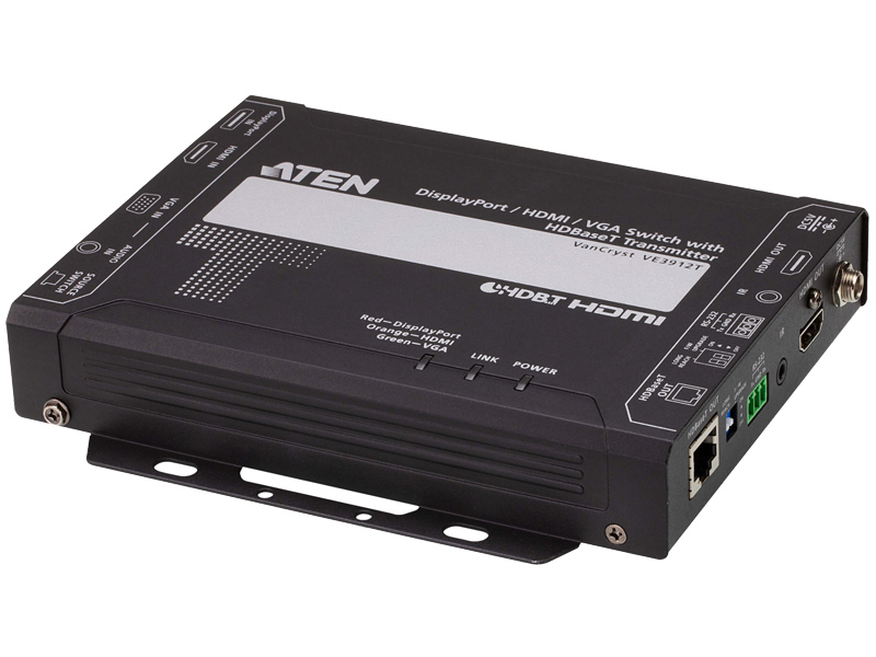 DisplayPort & HDMI & VGA HDBaseTトランスミッター（POH、4K対応）HDBaseT Class A