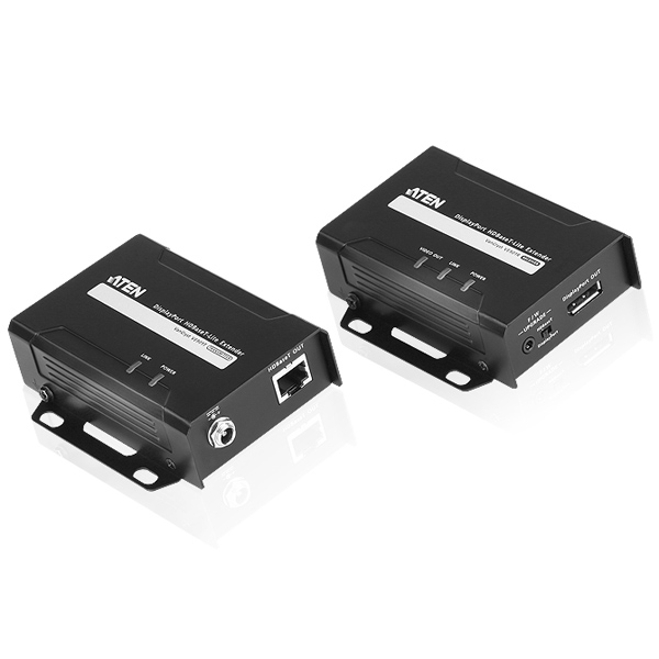 DisplayPortツイストペアケーブルエクステンダー(4K対応)