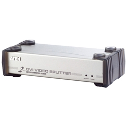 1入力 2出力 DVIビデオスプリッター