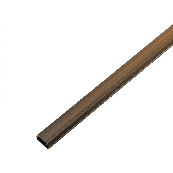 壁用フラットモール ストレート両面テープ付1m 幅22mm 木目