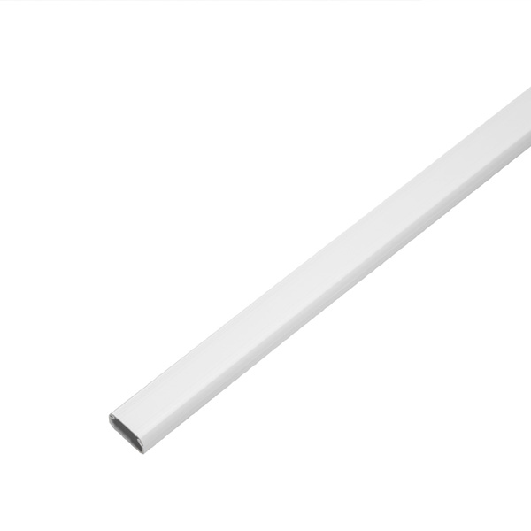 壁用フラットモール ストレート両面テープ付1m 幅22mm ホワイト