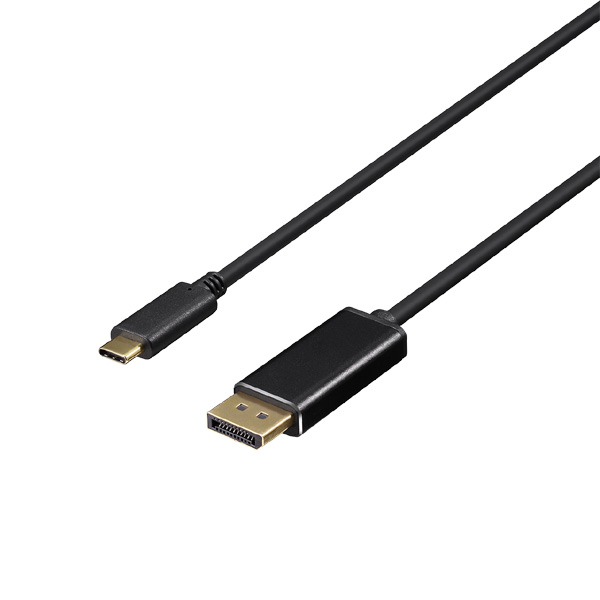 ディスプレイ変換ケーブル USB Type-C - DisplayPort 2m ブラック
