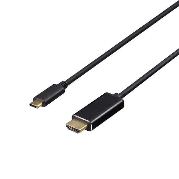 ディスプレイ変換ケーブル USB Type-C - HDMI 1m ブラック