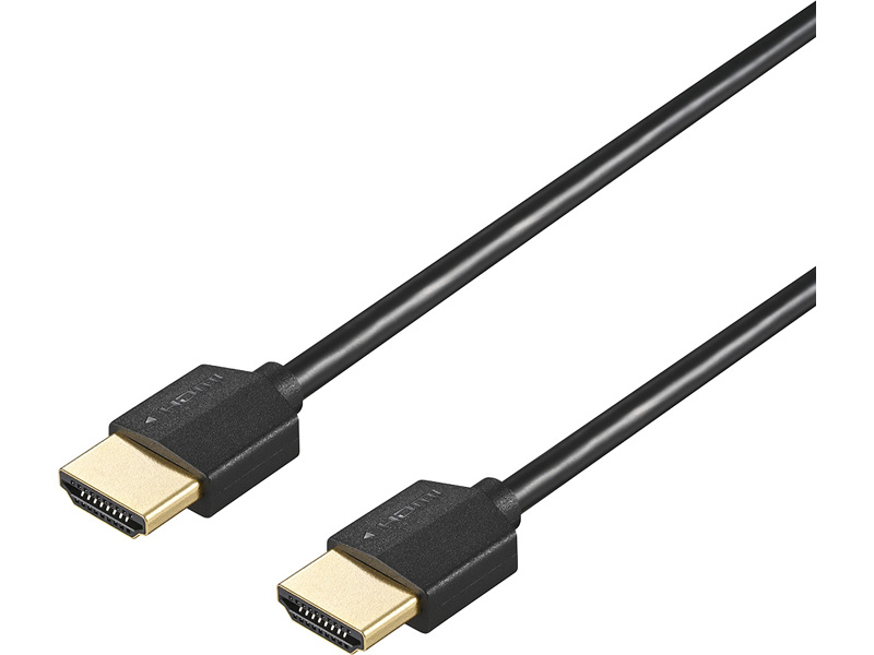Premium HDMIケーブル やわらかタイプ 1m ブラック