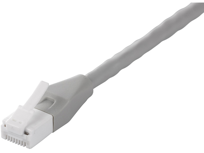 ツメの折れないCat5e LANケーブル 7m ライトグレー