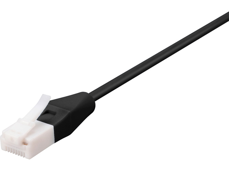 ツメ折れないCat5e LANケーブル やわらか 3m ブラック