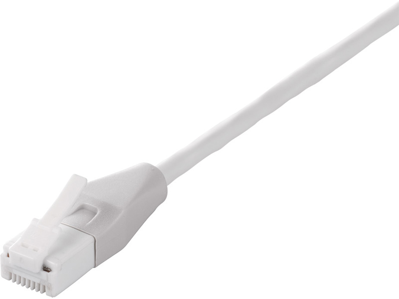 ツメ折れないCat6 LANケーブル やわらか 7m ホワイト