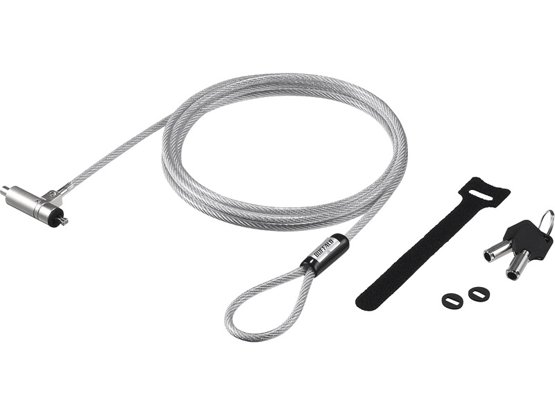 シリンダー錠タイプワイヤーロック NobleWedgeスロット対応 マスターキー仕様