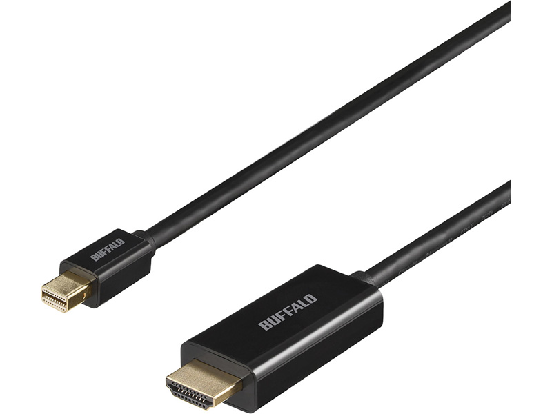 miniDP-HDMI 変換ケーブル 3m ブラック