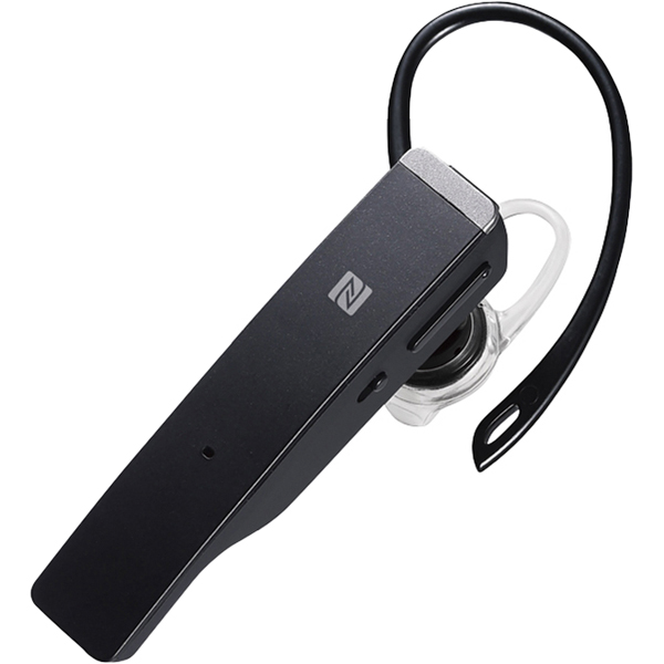 Bluetooth4.1対応 2マイクヘッドセット メタルアンテナ搭載＆NFC対応モデル ブラック