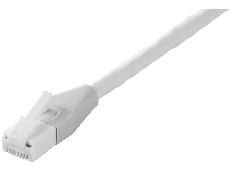 Cat6A ツメの折れないLANケーブル 標準 ストレート 7m ホワイト