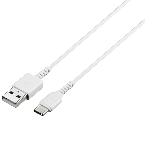 USB2.0ケーブル（Type-A to Type-C） 1.5m ホワイト