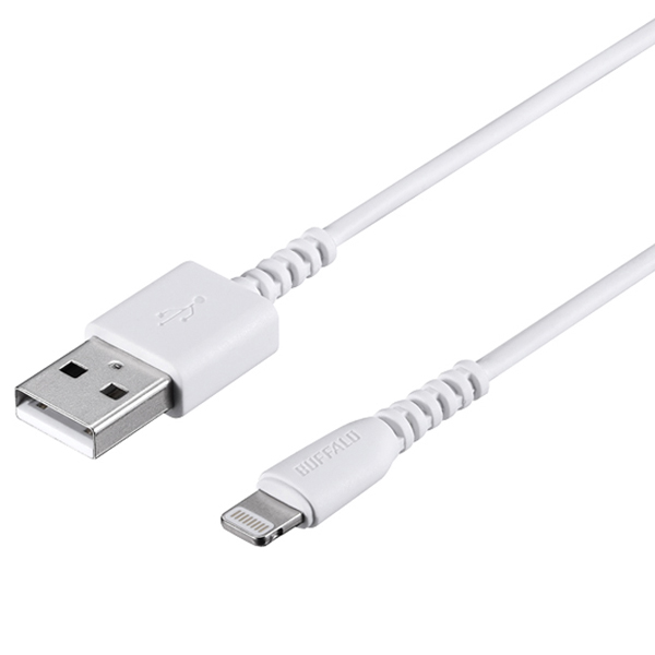 Lightningケーブル（Type-A to Lightning） MFi認証モデル 2.0m ホワイト