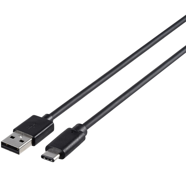 USB2.0ケーブル（A to C） 1.5m ブラック