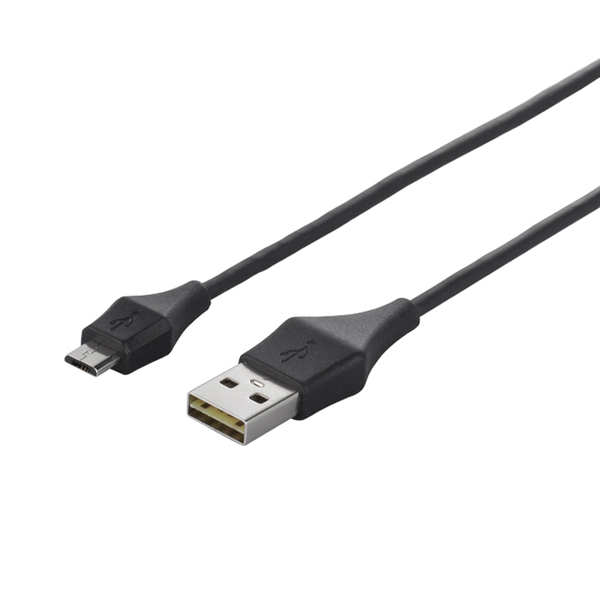 どっちもUSB2.0ケーブル（A to microB） 1.2m ブラック