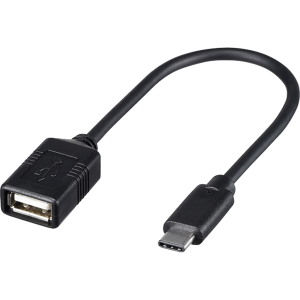 USB2.0変換ケーブル（Aメス to C） 0.15m ブラック