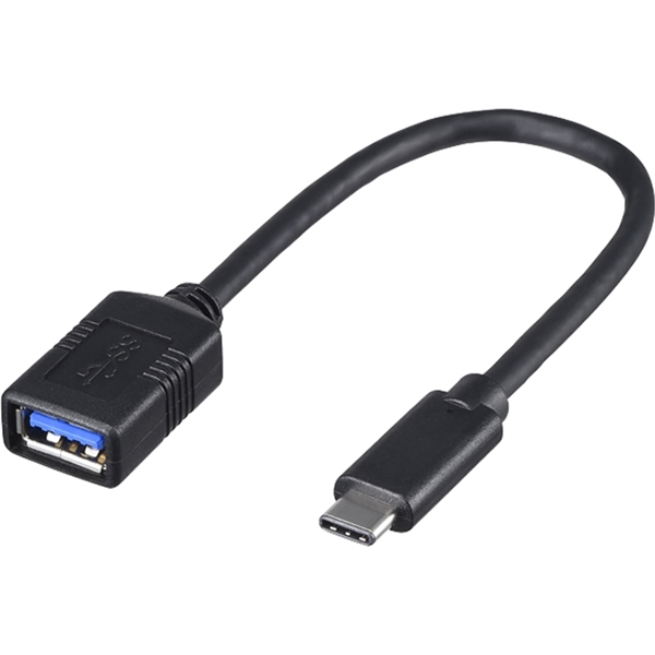 USB3.1 Gen1変換ケーブル（Aメス to C） 0.15m ブラック