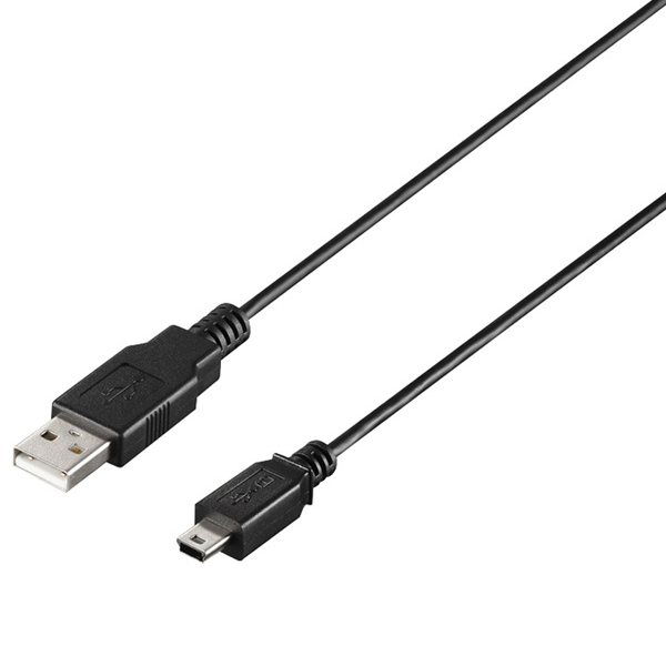 USB2.0 A to miniB 環境対応ケーブル 1.0m ブラック