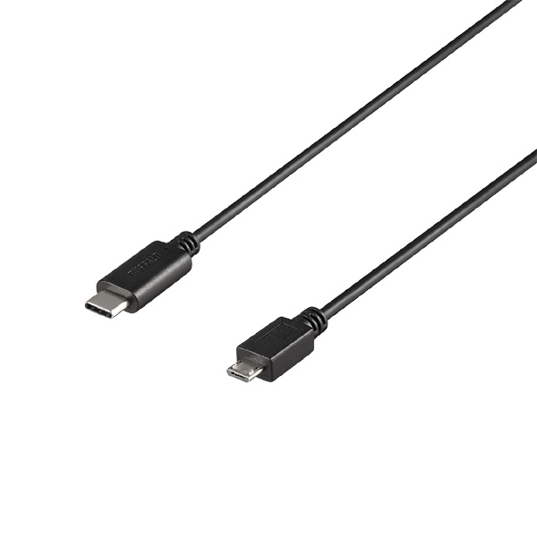 USB2.0ケーブル C-microB 1.5m ブラック
