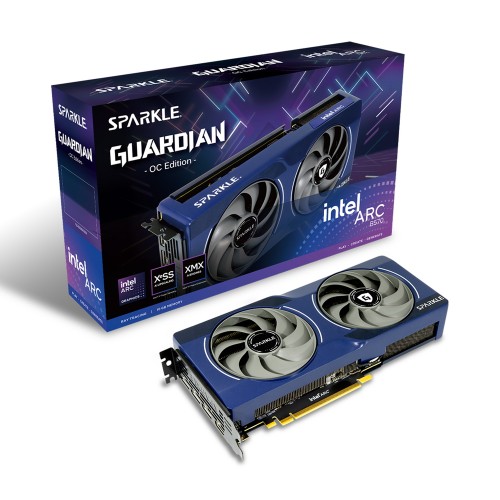 SPARKLE Intel Arc B570 GUARDIAN OC/グラフィックスボード/10GB GDDR6/TORN Cooling 2.0/デュアルファン/メタルバックプレート