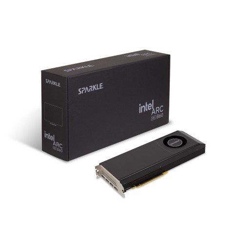 SPARKLE Intel Arc Pro B60 Blower/グラフィックスボード/AI作業向け/ブロワーファンモデル/24GB GDDR6/DP 2.1×4/2スロット設計