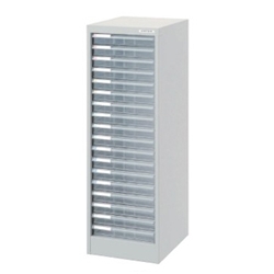 アバンテV2 フロアケース A4 浅18段 ニューグレー