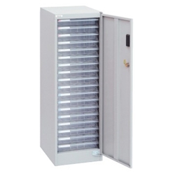 セキュリティフロアケース A4 浅18段 ニューグレー