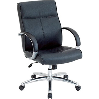 エグゼクティブチェア アームレスト付 ブラック