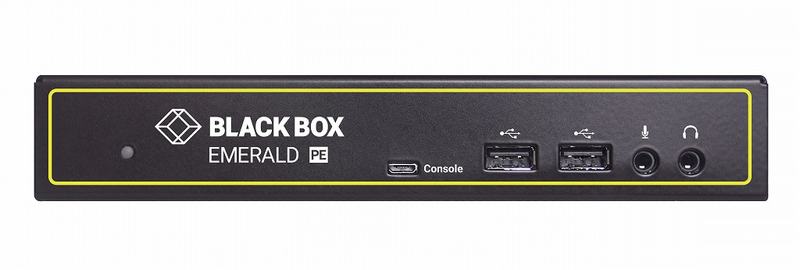 KVMエクステンダー Emerald PE IP-KVM レシーバ (DVIx2 USBx4 1000BASE-Tx1 SFPx1 PoE)