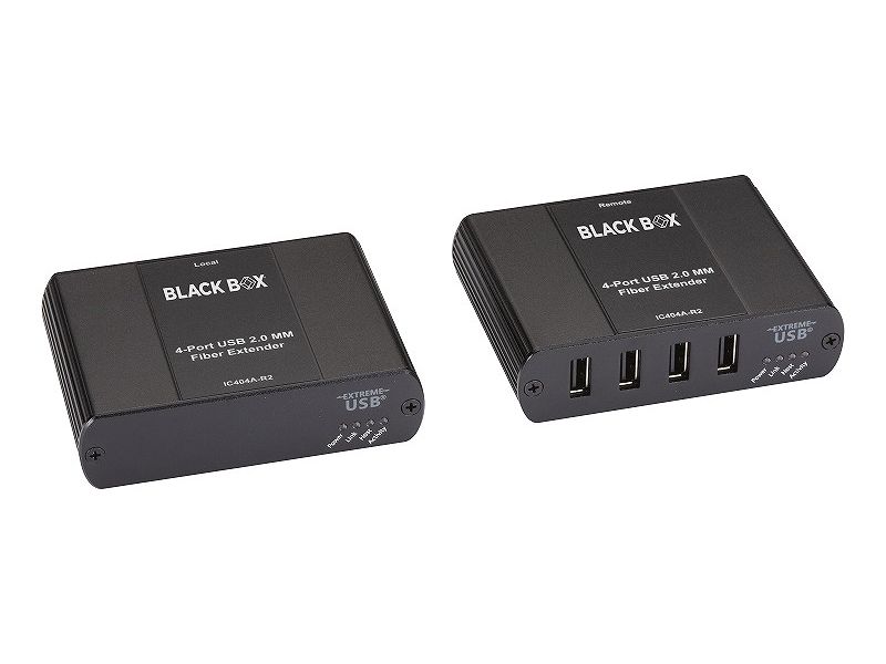 USB2.0ファイバ・エクステンダ 4P MM 500M