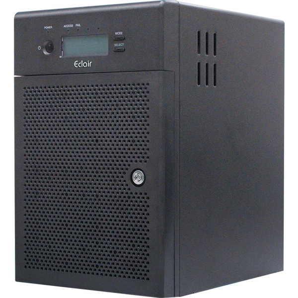 ECLAIRPROシリーズ EP106TB3 Thunderbolt3+USB3.0+eSATA対応 ハードウェアRAID対応デスクトップ型DAS 総容量96TB（16TB×6ドライブ）
