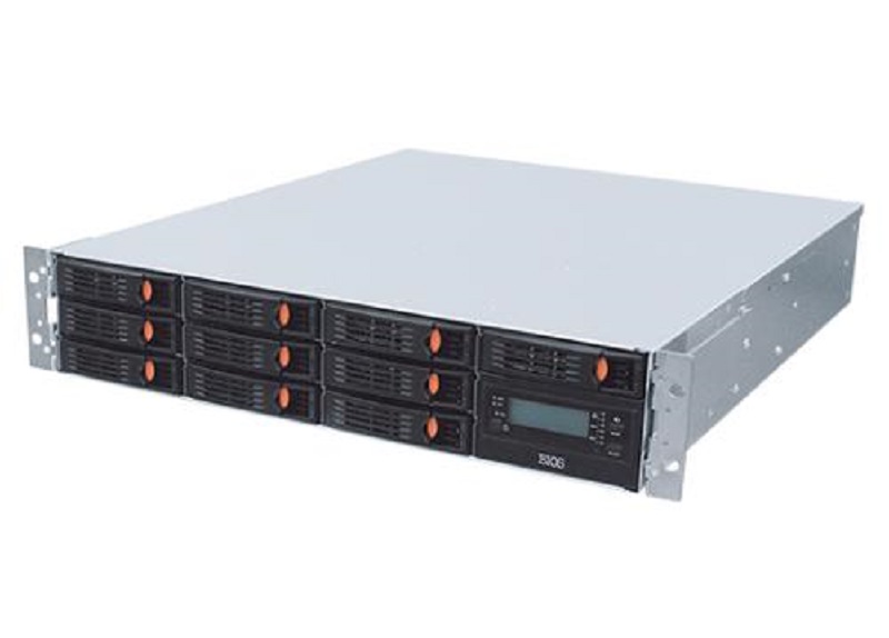 GAIAシリーズ GA2210SV OSレスモデル Intel Xeon採用 2UラックマウントNAS リダンダント電源 総容量12TB（2TB×6ドライブ）/メモリ32GB/10GbE対応SFP+ポート搭載