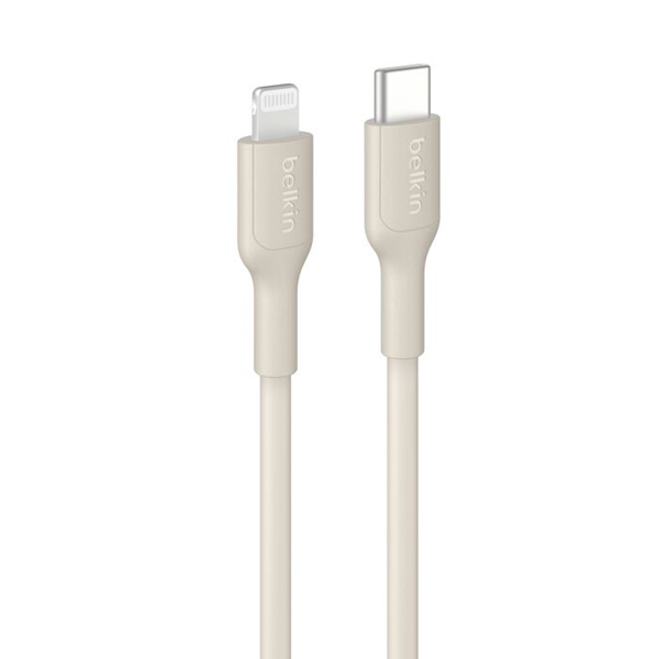 BoostCharge USB-C to Lightning ケーブル 1M サンド