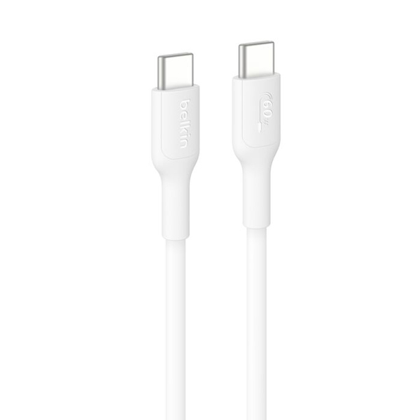 BoostCharge USB-C to USB-C ケーブル 60W 1M ホワイト