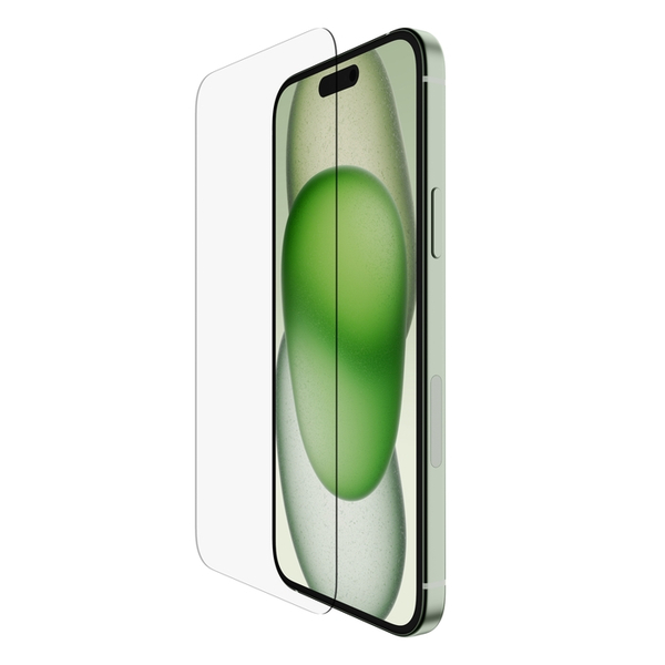 ScreenForce iPhone 15 Plus用 ウルトラガラス2 抗菌画面保護フィルム