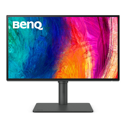 CAD・Mac・デザイナー向け 液晶ディスプレイ 25型/2560×1440/HDMIx1、DisplayPortx1、DP出力x1、USB Type-Cx2（65W給電）/ダークグレー/スピーカー：あり、USBハブ機能