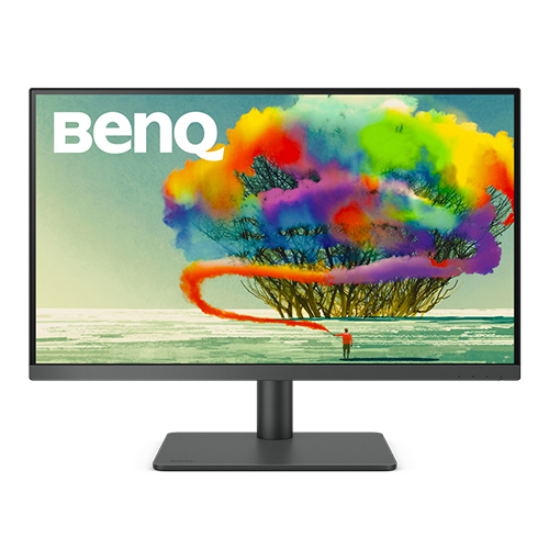 CAD・Mac・デザイナー向け 液晶ディスプレイ 27型/3840×2160/HDMIx1、DisplayPortx1、USB-C（65W給電）x1/ブラック/スピーカー：あり、USBハブ機能