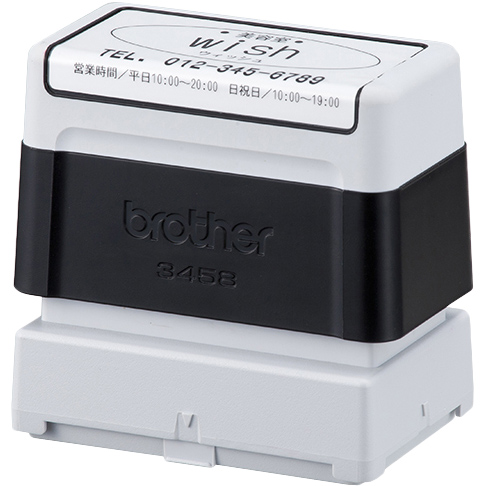 スタンプクリエータープロ用 スタンプ（ラバーグリップタイプ） 赤6個入り