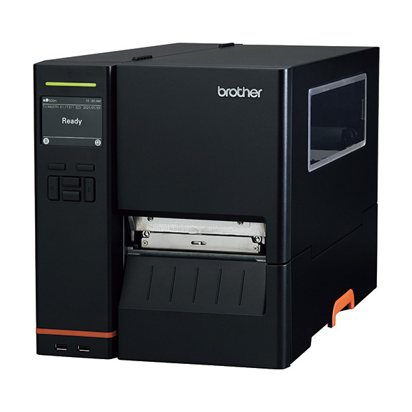 4インチインダストリアル感熱・熱転写ラベルプリンター(カッターユニット装着モデル)/600dpi/USB/有線LAN/RS-232C/USBホスト×2