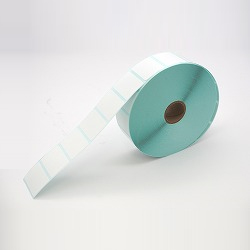 熱転写用アート紙/無地ラベル/幅32mm×長さ25mm/ラベルピッチ3mm/1巻2500枚/20巻入り