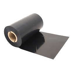 熱転写用インクリボン・ワックスタイプ/幅110mm×長さ300m/10巻入り/外径67mm/紙管サイズ25.4mm（1インチ）