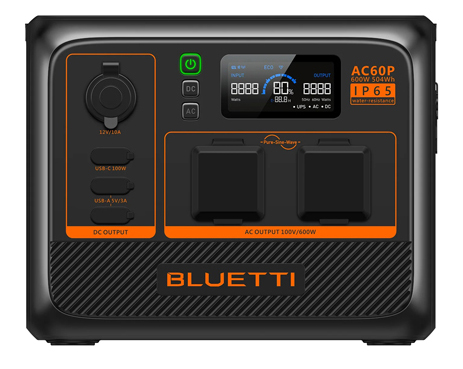 AC60P 防塵防水ポータブル電源
