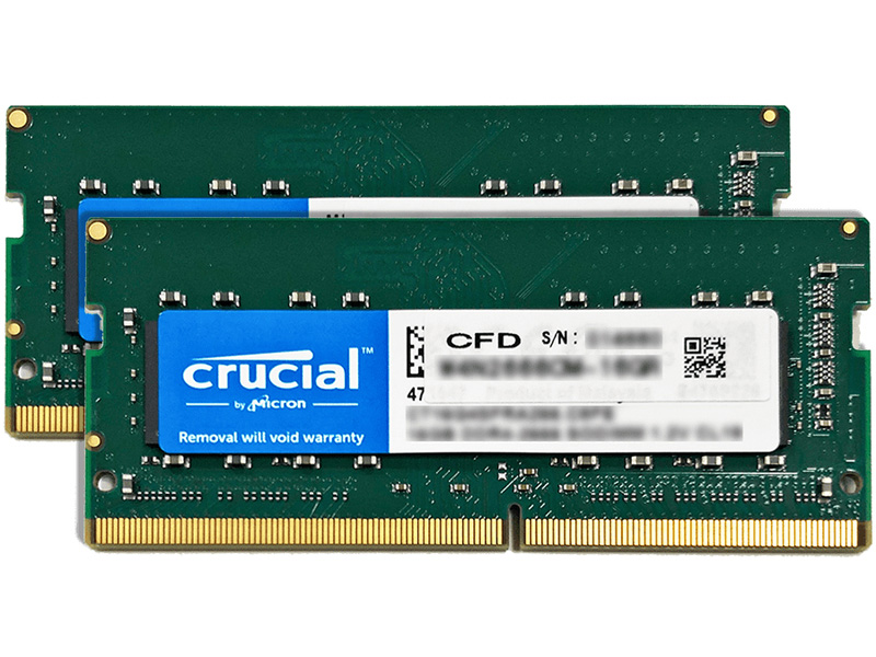 ノートPC用メモリ PC4-25600（DDR4-3200） 16GB×2枚 無期限保証 W4N3200CM-16GR